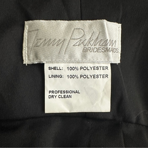 Jenny Packham Sleeveless Cowl-Back Trumpet Gown black NWT 6 - Picture 8 of 8